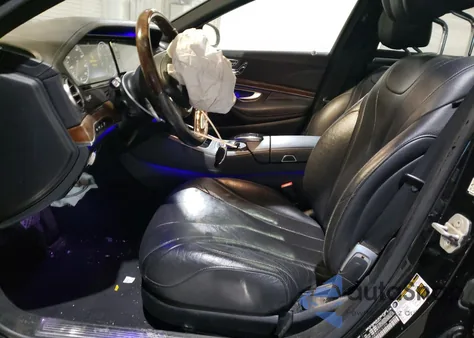 2015 Mercedes-Benz S 550 4Matic из США, поврежденный, VIN WDDUG8FB3FA161374